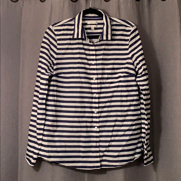 J. Crew Tops - J. Crew boy cut button up